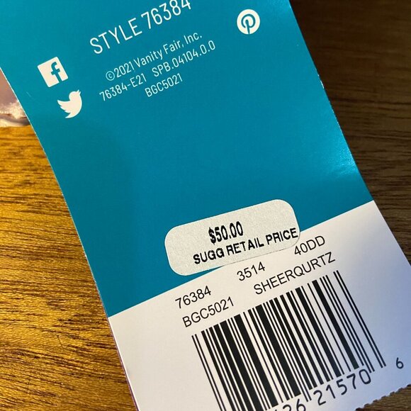 🩷🩷Vanity Fair Beauty Back® Full Figure Front Close Underwire 40DD NWT - Picture 5 of 6